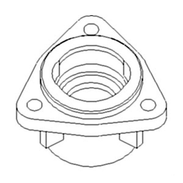 Aftermarket Feeder House, Shaft, Bearing Housing Fits John Deere 9400 9500 WN-H147593-PEX - main